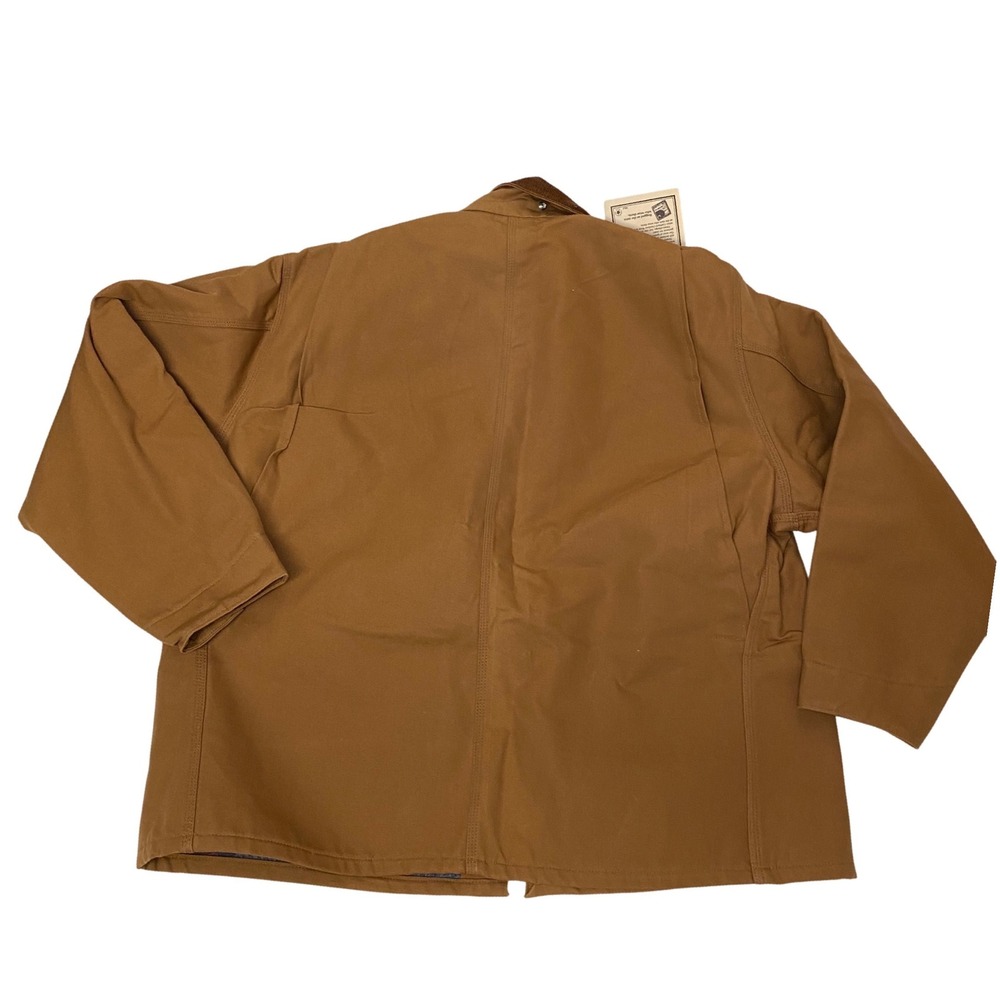 NOS‎ Vintage Carhartt 6BLC Chore Coat 2XL 52R Blanket Lined Brown Duck USA - Picture 3 of 16